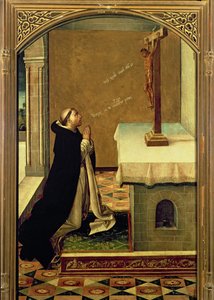 San Pedro Mártir (c.1205-52) en oración de Pedro Berruguete